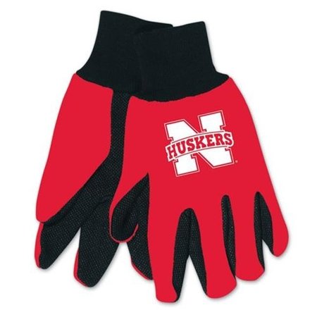 MCARTHUR TOWELS & SPORTS Nebraska Cornhuskers  Two Tone Gloves - Youth 9960619954